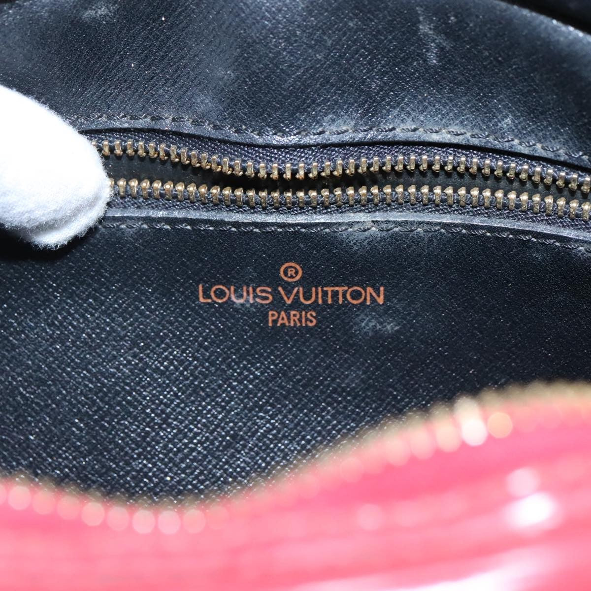 Louis Vuitton Jeune Fille Handbag Epi Leather, RED, LEATHER, Shoulder bag