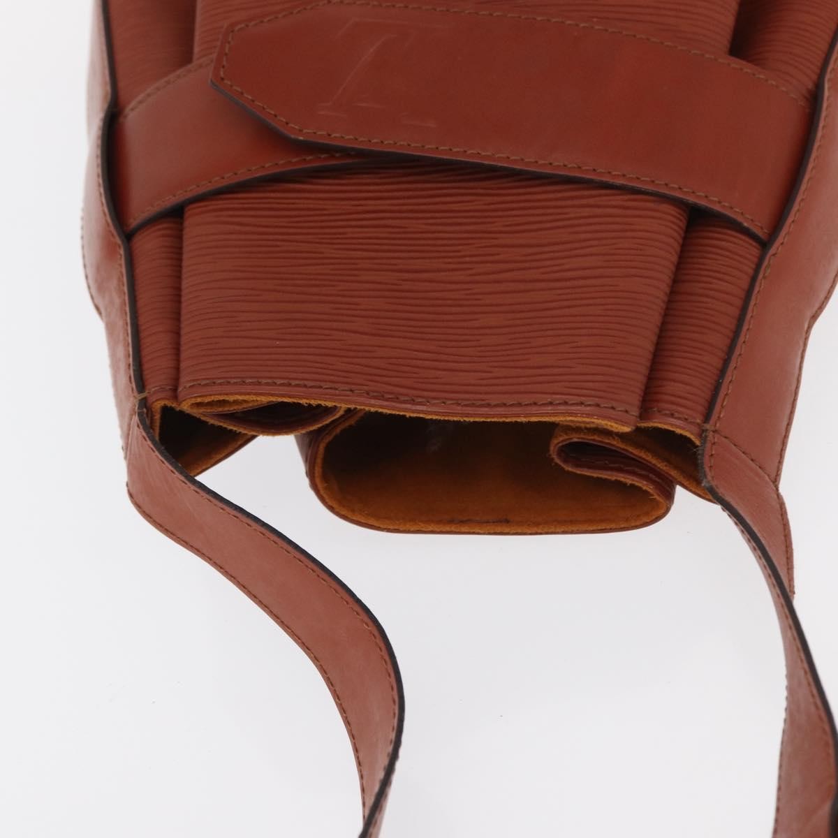 Louis Vuitton Vintage Sac d'Epaule Handbag Epi Leather, BROWN, LEATHER, Shoulder bag