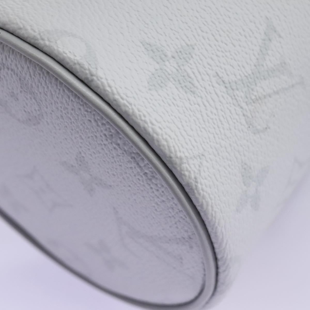 Louis Vuitton Chalk Nano Bag Limited Edition Logo Story Monogram Canvas, Gray, Canvas, Clutch