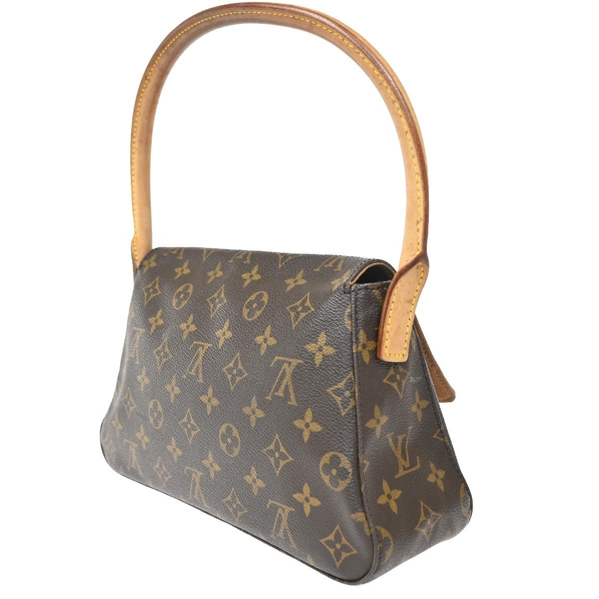 Louis Vuitton Looping Handbag Monogram Canvas, BROWN, CANVAS, Shoulder bag