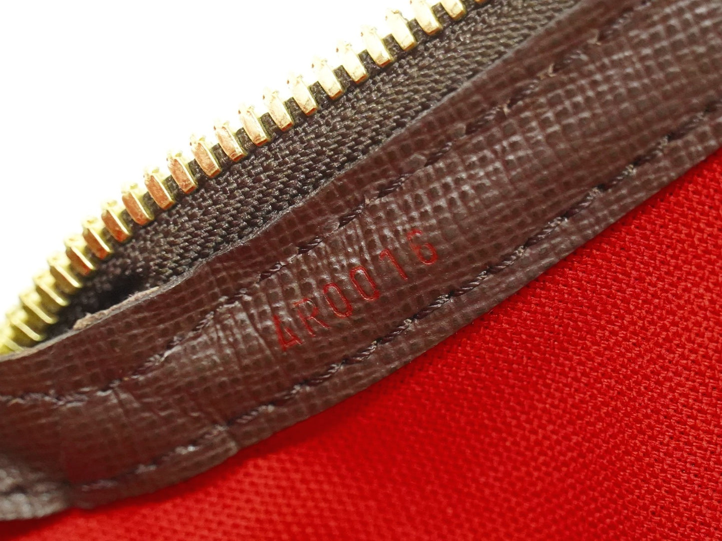 Louis Vuitton Belem Handbag Damier, BROWN, CANVAS, Shoulder bag
