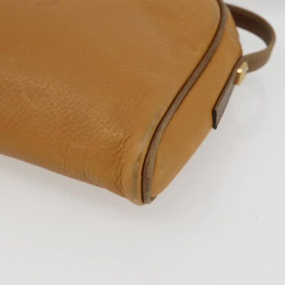 Loewe Anagram Shoulder Bag Leather, BEIGE, LEATHER, Shoulder bag