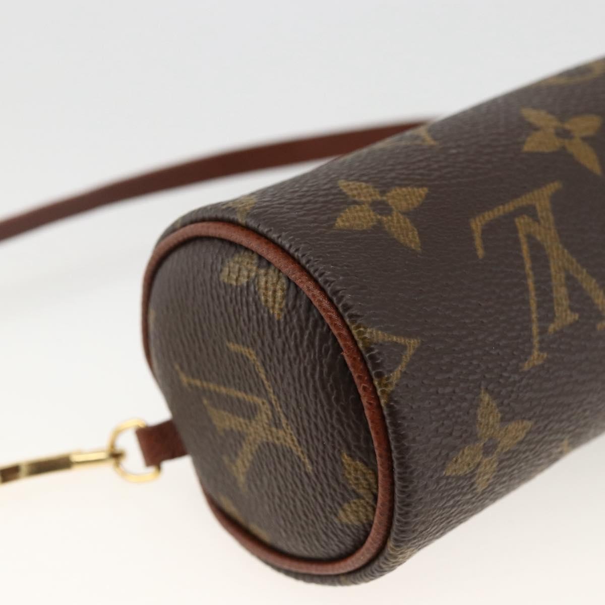 Louis Vuitton Papillon Pochette Monogram Canvas, BROWN, CANVAS, Clutche & pouche