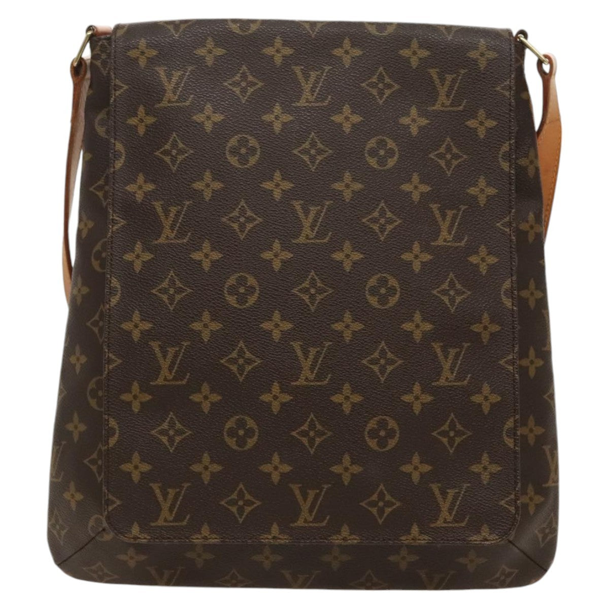 Louis Vuitton Musette Handbag Monogram Canvas, BROWN, CANVAS, Handbag