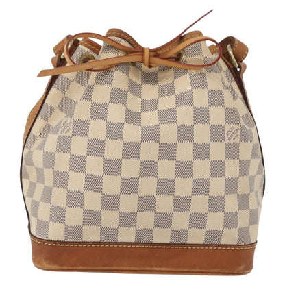 Louis Vuitton Noe Handbag Damier, Beige, Canvas, Shoulder Bag