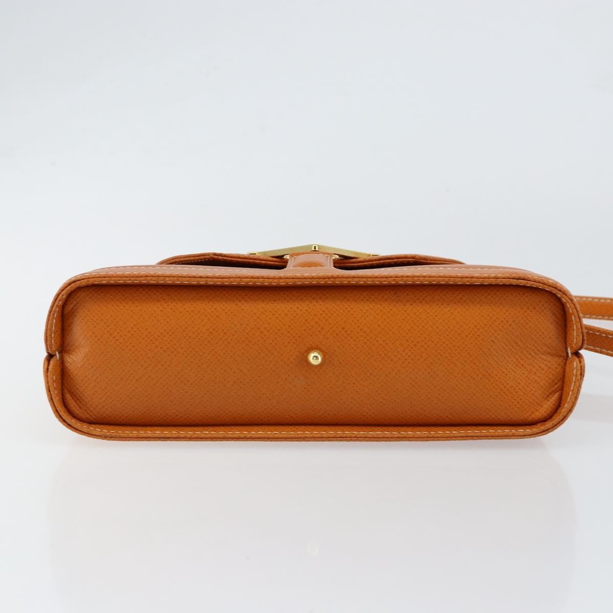 Valentino Garavani Vintage shoulder bag Leather, BROWN, LEATHER, Shoulder bag