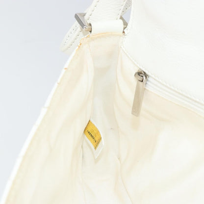Chanel Vintage Timeless CC Adjustable Shoulder Bag Quilted Calfskin, White, Leather, Shoulder Bag