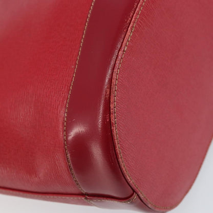Burberry Vintage tote bag Leather, RED, LEATHER, Tote bag