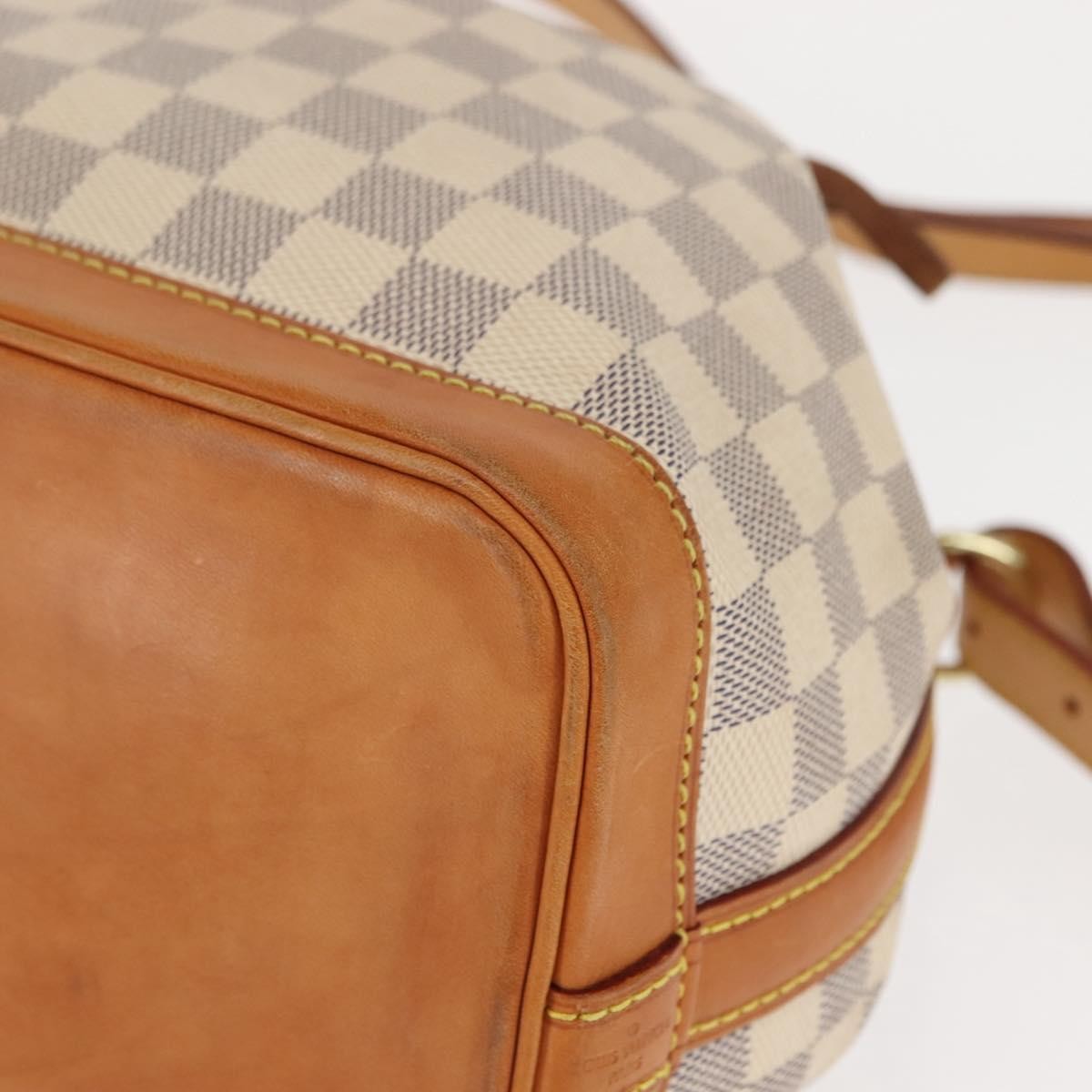 Louis Vuitton Noe Handbag Damier, BEIGE, CANVAS, Crossbody bag