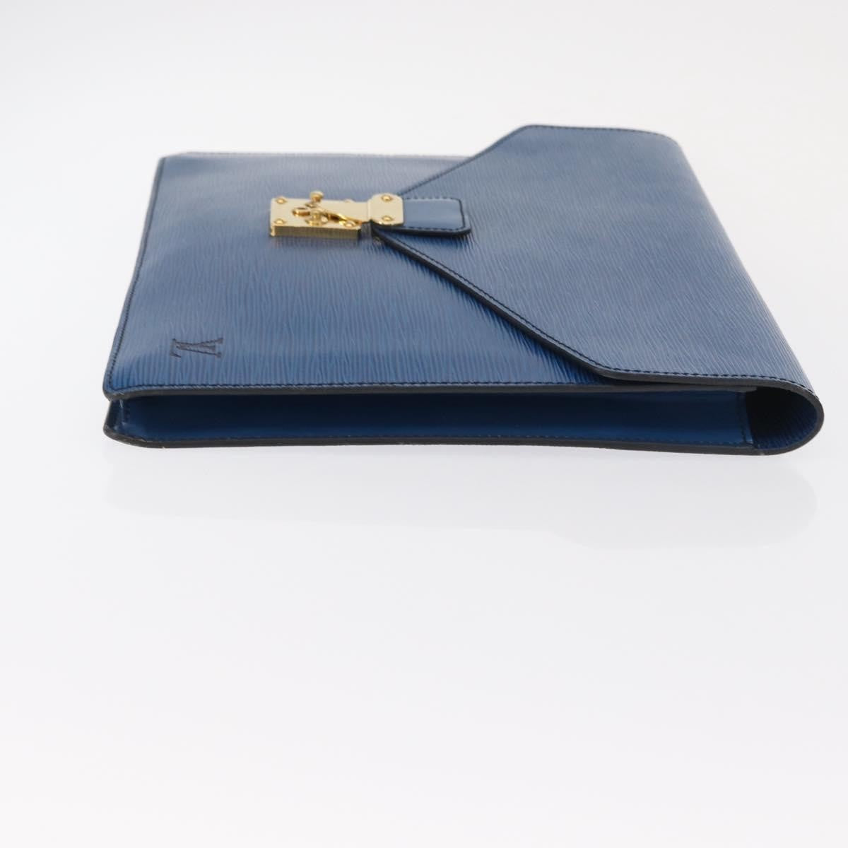 Louis Vuitton Porte-Documents Senateur Bag Epi Leather, BLUE, LEATHER, Clutche & pouche