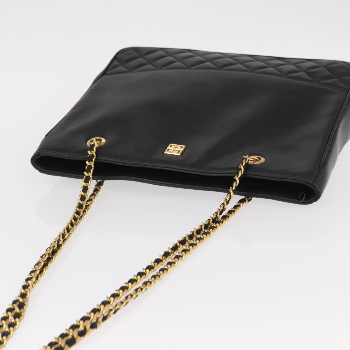 Givenchy Vintage 4G shoulder bag Leather, BLACK, LEATHER, Shoulder bag