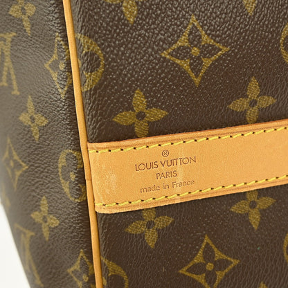 Louis Vuitton Keepall Bandouliere Bag Monogram Canvas, BROWN, CANVAS, Travel bag
