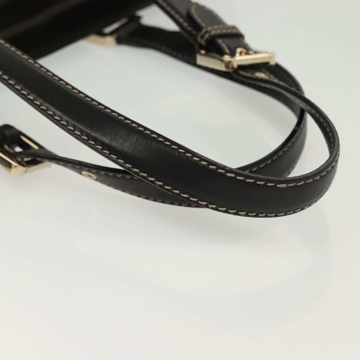 Gucci Tote Bag Leather, BLACK, LEATHER, Tote bag