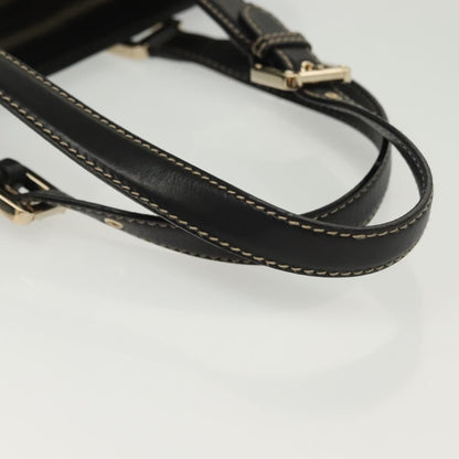 Gucci Tote Bag Leather, BLACK, LEATHER, Tote bag