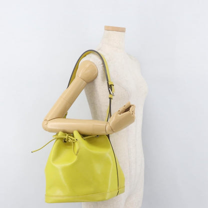 Louis Vuitton Petit Noe Handbag Epi Leather, Green, Leather, Handbag