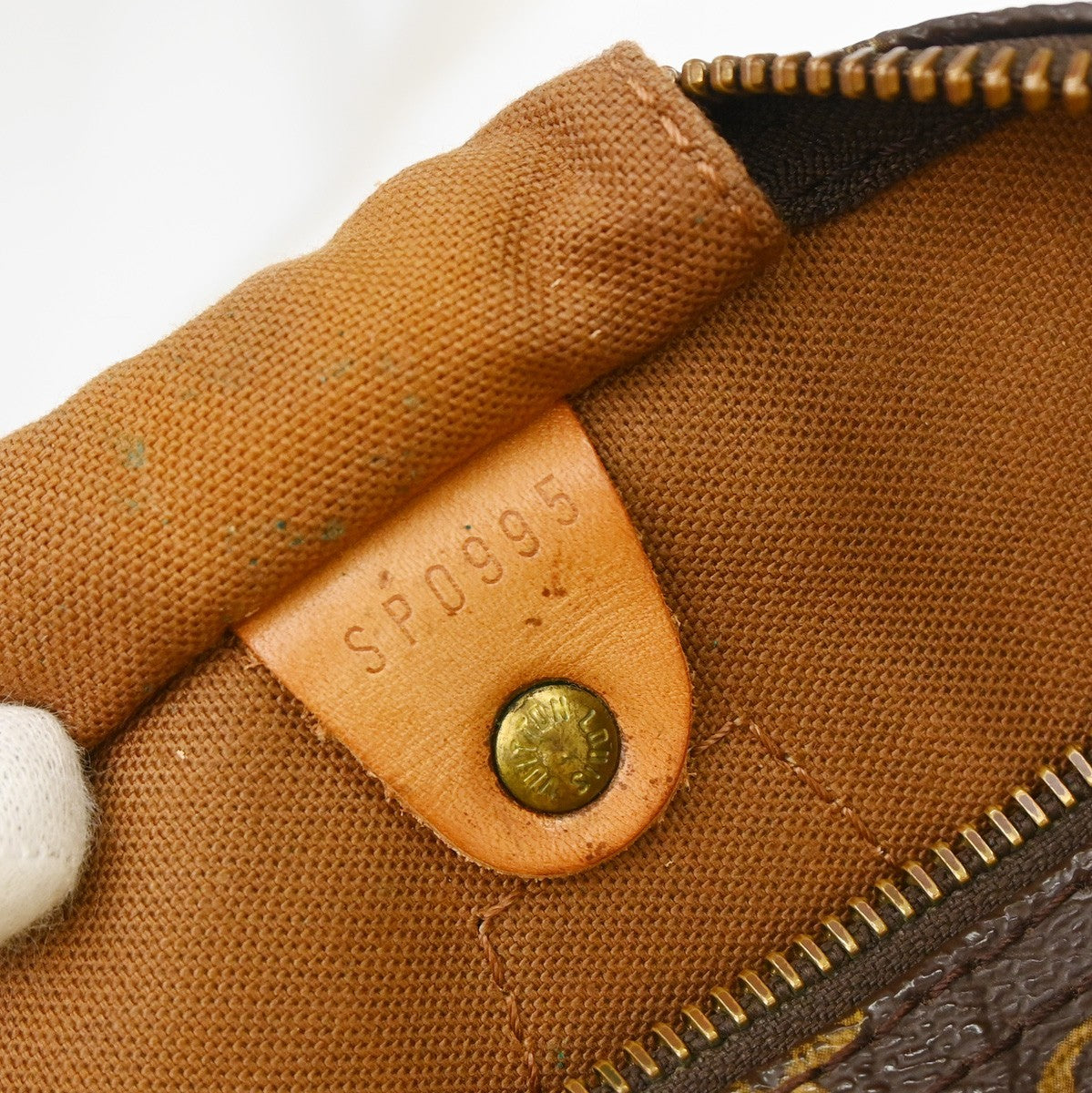 Louis Vuitton Speedy Handbag Monogram Canvas, Brown, Canvas, Handbag