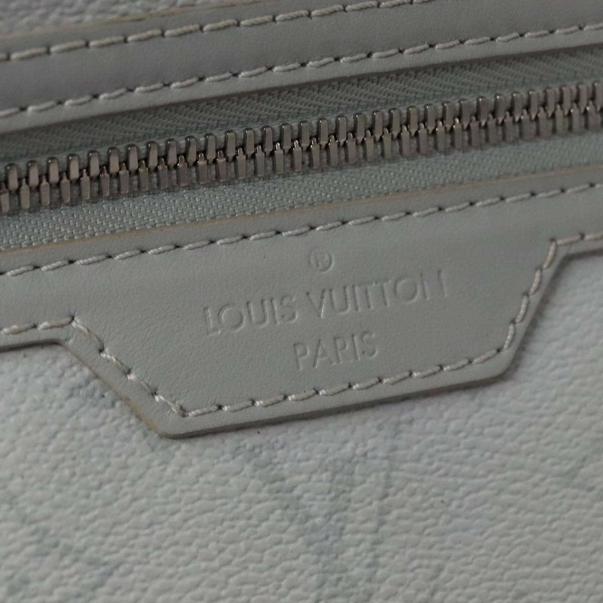 Louis Vuitton Double Flat Messenger Bag Limited Edition Logo Story Monogram Canvas and Denim, MULTICOLOUR, CANVAS, Shoulder bag