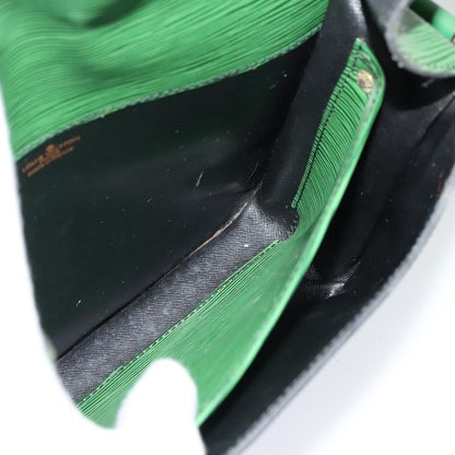 Louis Vuitton Cartouchiere Handbag Epi Leather, Green, Leather, Shoulder Bag