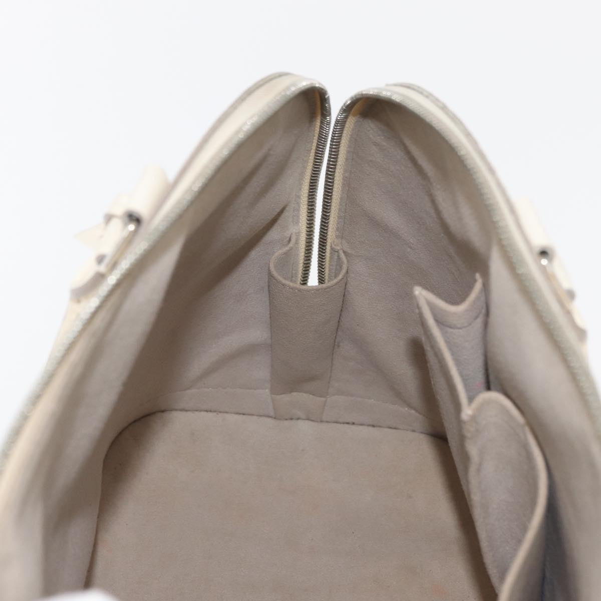 Louis Vuitton Alma Handbag Epi Leather, White, Leather, Handbag