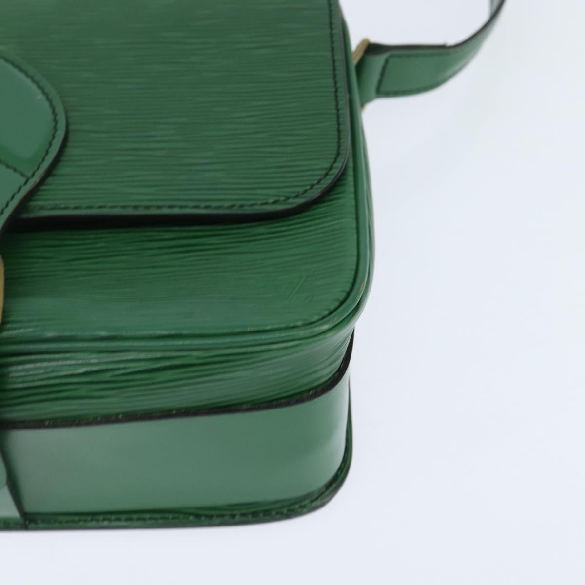 Louis Vuitton Cartouchiere Handbag Epi Leather, GREEN, LEATHER, Shoulder bag