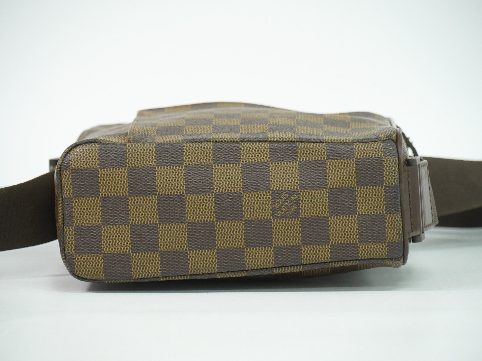 Louis Vuitton Olav Handbag Damier, BROWN, CANVAS, Shoulder bag