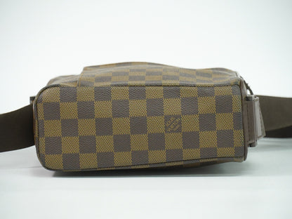 Louis Vuitton Olav Handbag Damier, BROWN, CANVAS, Shoulder bag
