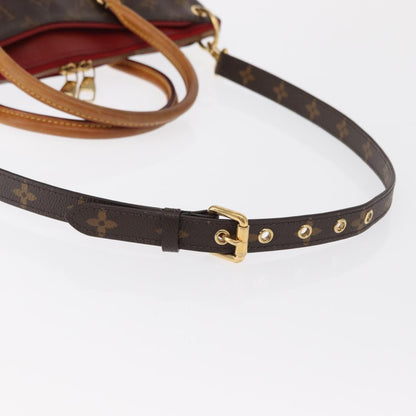 Louis Vuitton Pallas Tote Monogram Canvas with Leather, BROWN, CANVAS, Tote bag