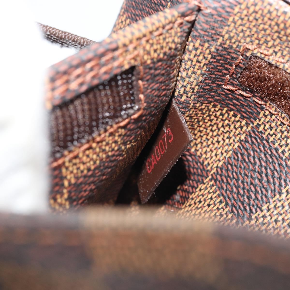 Louis Vuitton Geronimos Waist Bag Damier, Brown, Canvas, Shoulder Bag