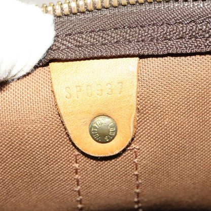 Louis Vuitton Keepall Bag Monogram Canvas, BROWN, CANVAS, Travel bag