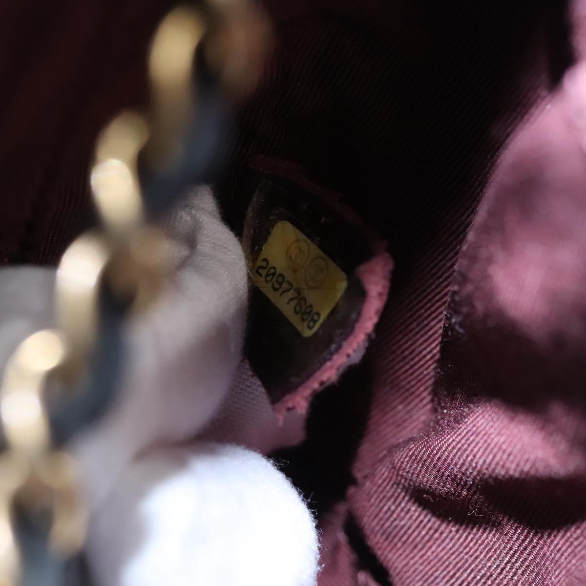 Chanel V Stitch Leather, WHITE, LEATHER, Handbag