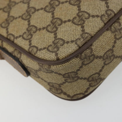 Gucci GG Supreme Shoulder Bag Canvas, Beige, Canvas, Handbag