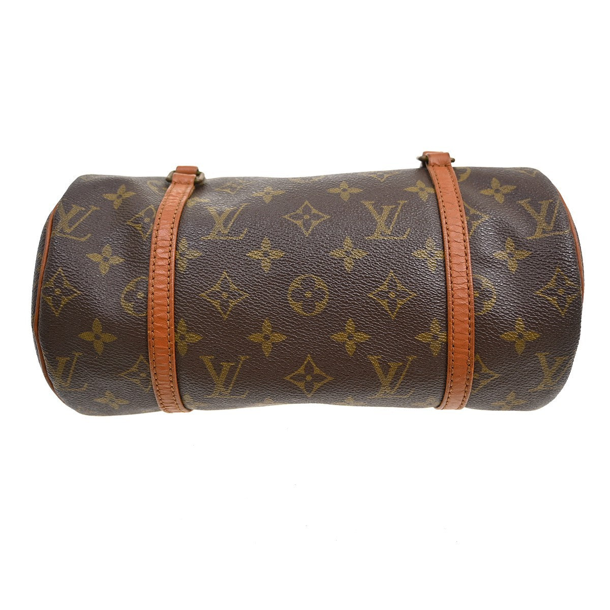 Louis Vuitton Papillon Handbag Monogram Canvas, Brown, Canvas, Handbag