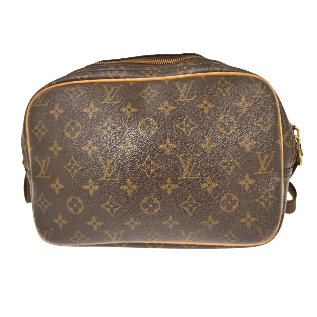 Louis Vuitton Reporter Bag Monogram Canvas, BROWN, CANVAS, Shoulder bag