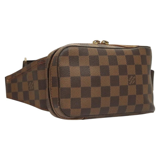 Louis Vuitton Geronimos Waist Bag Damier, BROWN, CANVAS, Shoulder bag