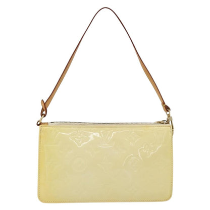 Louis Vuitton Lexington Pochette Monogram Vernis, Beige, Patent Leather, Clutch