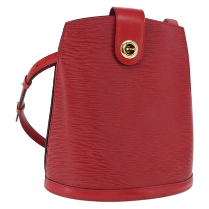 Louis Vuitton Cluny Shoulder Bag Epi Leather, RED, LEATHER, Shoulder bag
