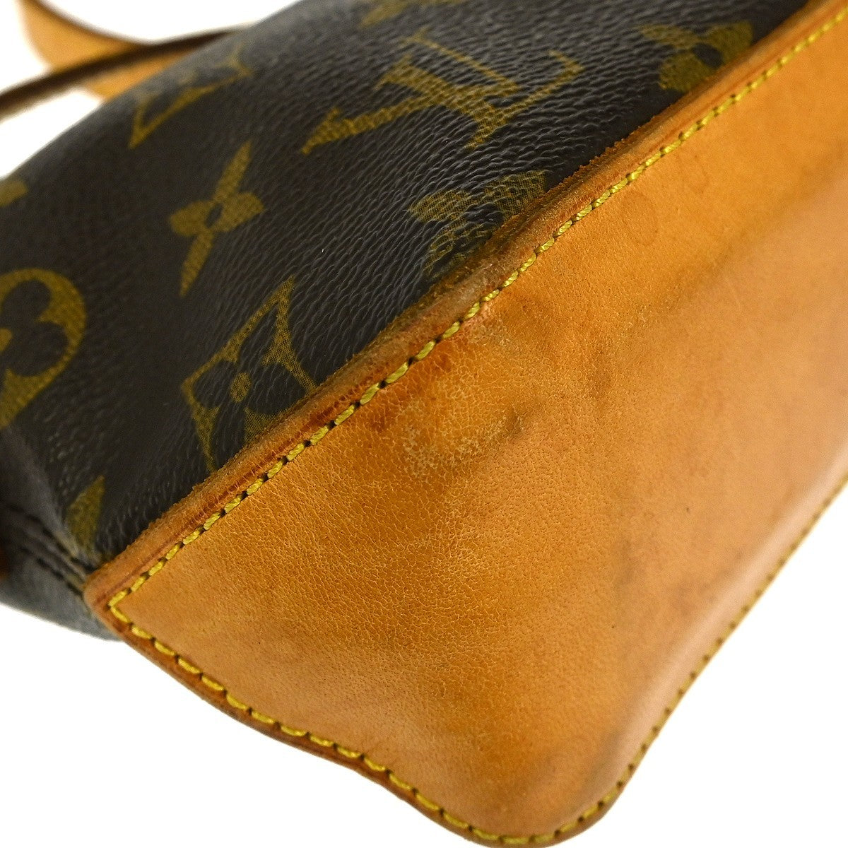 Louis Vuitton Trotteur Handbag Monogram Canvas, Brown, Canvas, Shoulder Bag