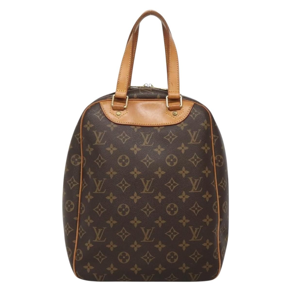 Louis Vuitton Excursion Handbag Monogram Canvas, BROWN, CANVAS, Handbag