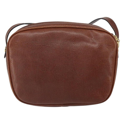 Salvatore Ferragamo Vara Bow camera Shoulder Bag Leather, BROWN, LEATHER, Shoulder bag
