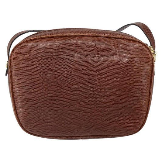 Salvatore Ferragamo Vara Bow camera Shoulder Bag Leather, BROWN, LEATHER, Shoulder bag