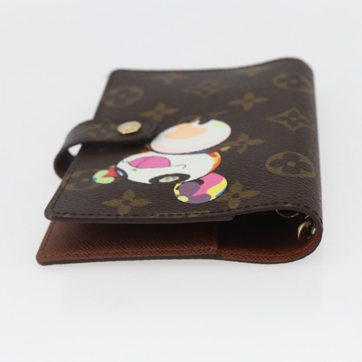 Louis Vuitton Agenda Cover Monogram Panda, Brown, Canvas, Wallet