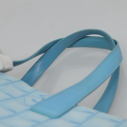 Chanel Travel Line Tote Nylon, BLUE, NYLON, Tote bag