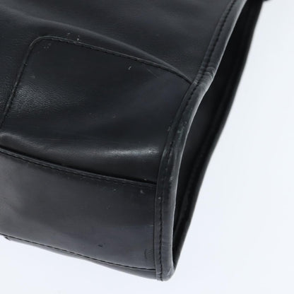 Loewe Anagram Shoulder Bag Leather, BLACK, LEATHER, Shoulder bag