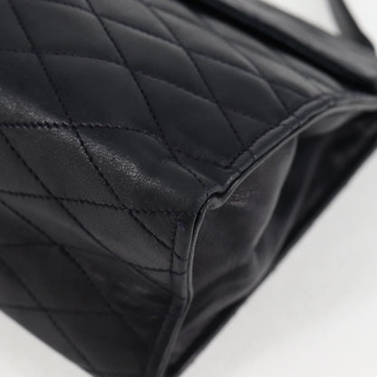 Chanel Vintage Envelope Flap Shoulder Bag Quilted Lambskin, BLACK, LACE, Shoulder bag
