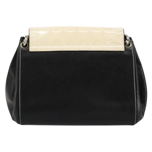 Chanel Chocolate Bar Accordion Reissue Flap Bag Quilted Lambskin, Black, Leather, Handbag