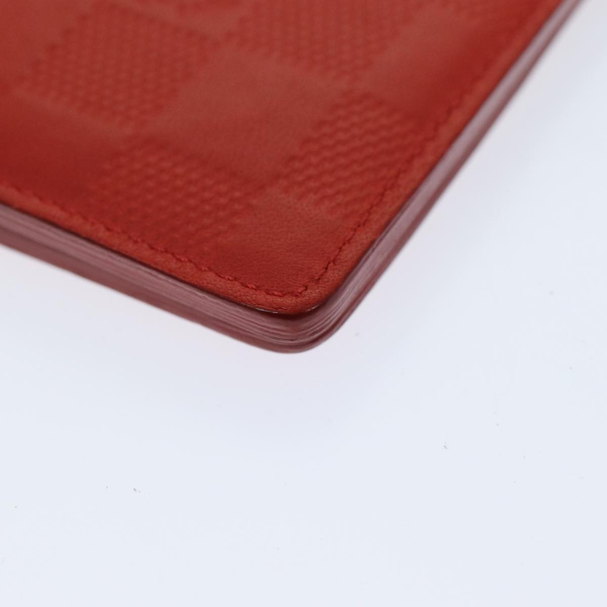 Louis Vuitton Infini Organiser Leather, Red, Leather, Wallet