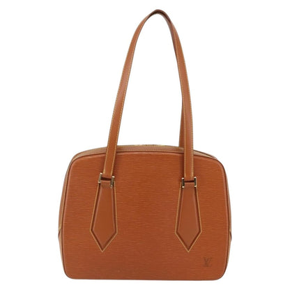Louis Vuitton Voltaire Handbag Epi leather, BROWN, LEATHER, Handbag