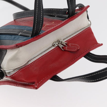 Balenciaga Bazar Convertible Tote Striped Leather, Multicolour, Leather, Handbag