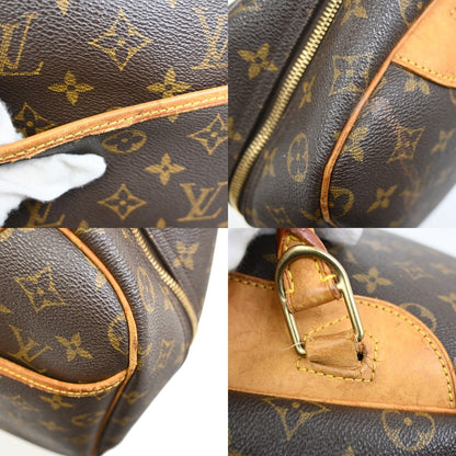 Louis Vuitton Deauville Handbag Monogram Canvas, BROWN, LEATHER, Handbag