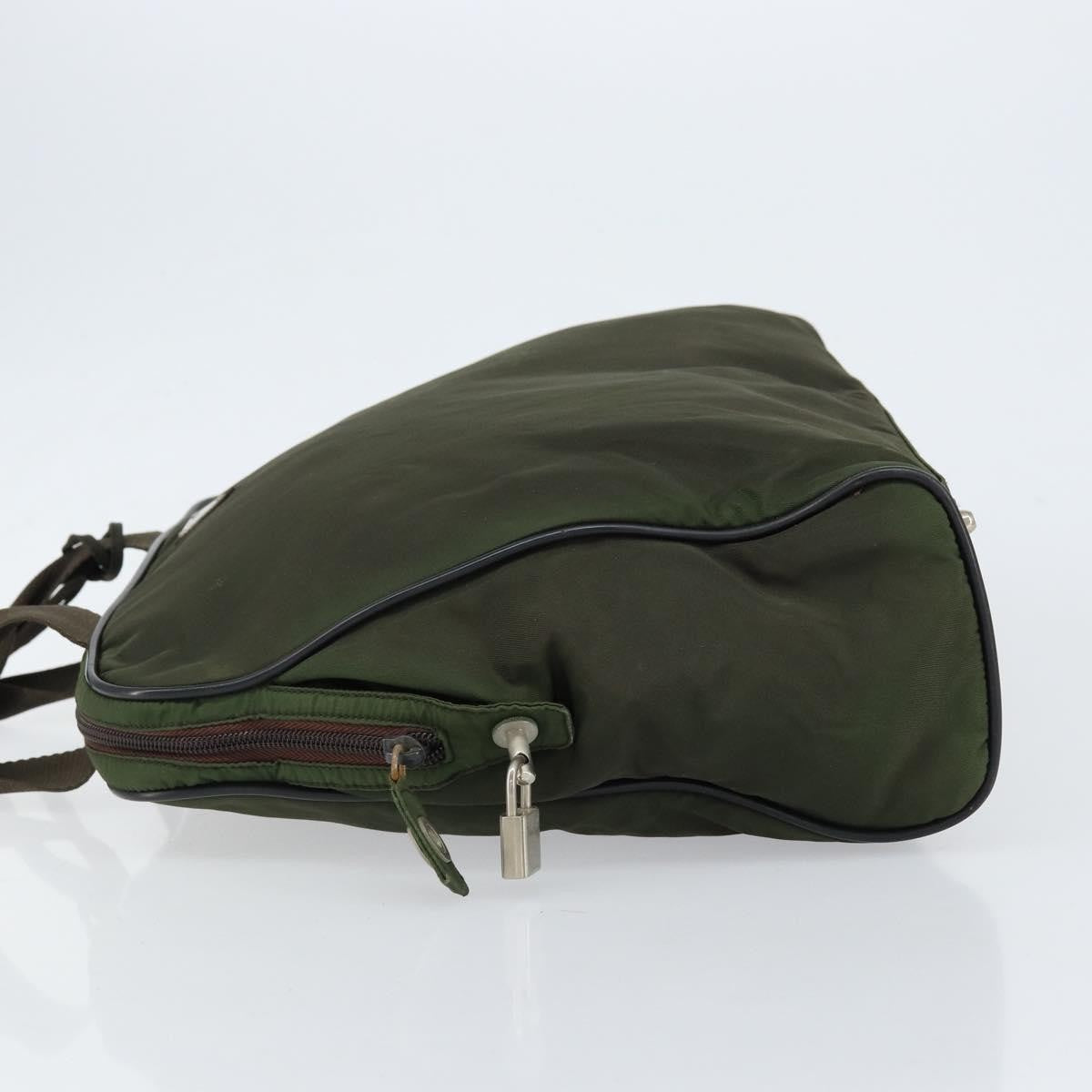Prada Vintage Handbag Tessuto, KHAKI, NYLON, Handbag